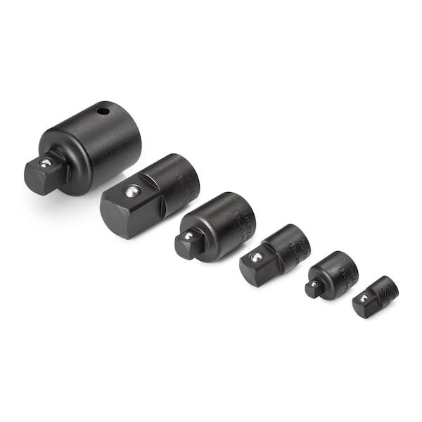 Impact Adapter/Reducer Set, 6-Piece (1/4, 3/8, 1/2, 3/4 Inch Drive)